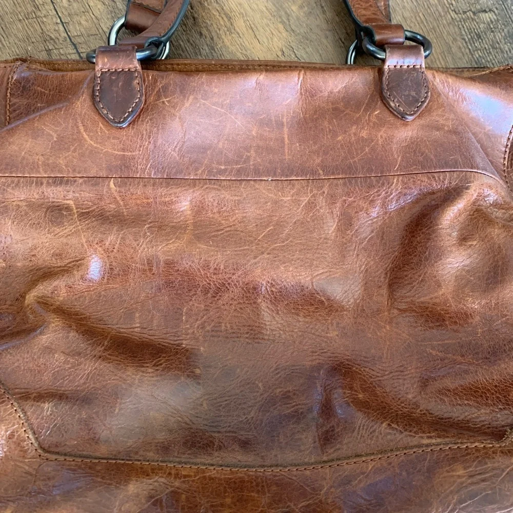 Frye Leather Handbag/Tote. - Picture 8 of 9